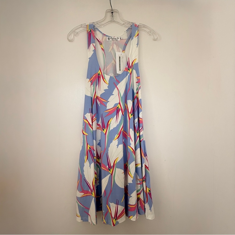 Fighting Eel Dress Nova in Bird of Paradise Print – Size S (NWT!)